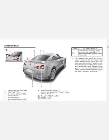 nissan gt-r 2016 owners manual